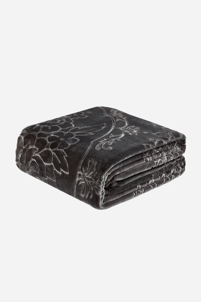 Helena Midnight Blue Blanket 180 (W) x 230 (L) cm - 2 PLY, 3.45 KG