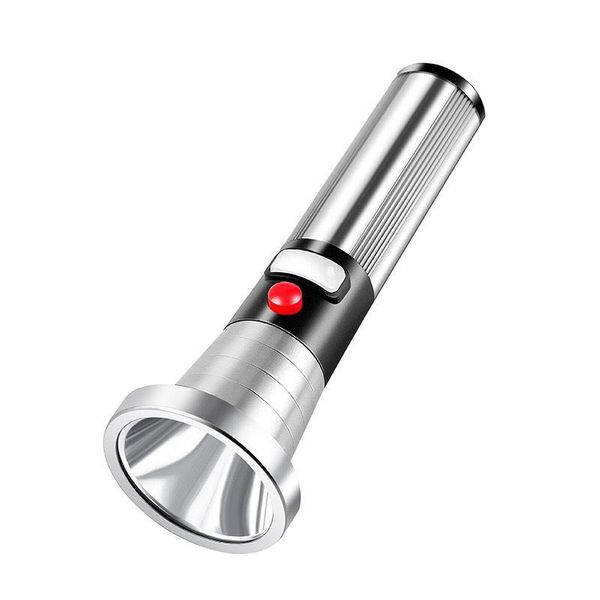 Waterproof USB Rechargeable LED Flashlight With COB Side Light