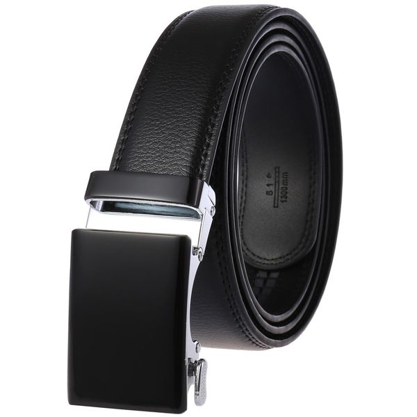 Golf Belts for Men with Automatic Ratchet Buckle - Black