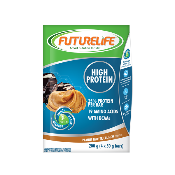 Futurelife High Protein SmartBar Peanut Butter Crunch - 4 x 50g