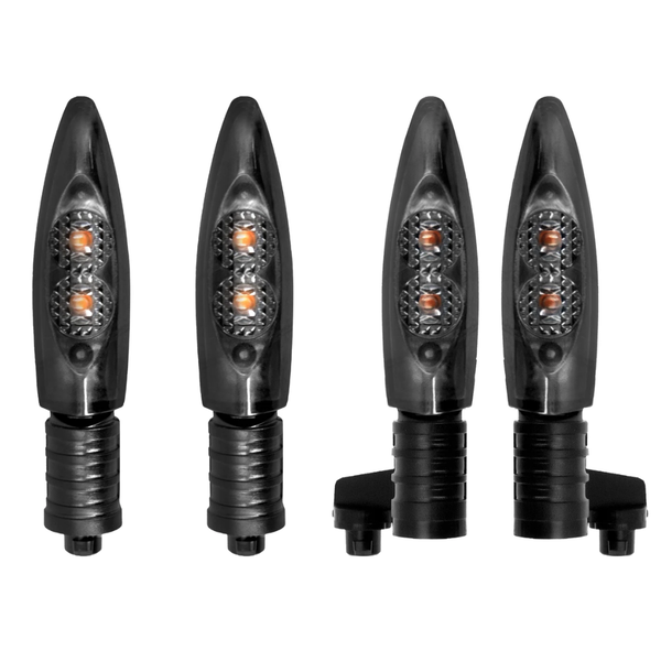 KR Aftermarket LED Indicators Compatible with BMW Motorcycles: (Front+Rear)