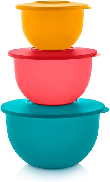 Tupperware Expression Bowl Set 1.3L,2.5L,4.3L