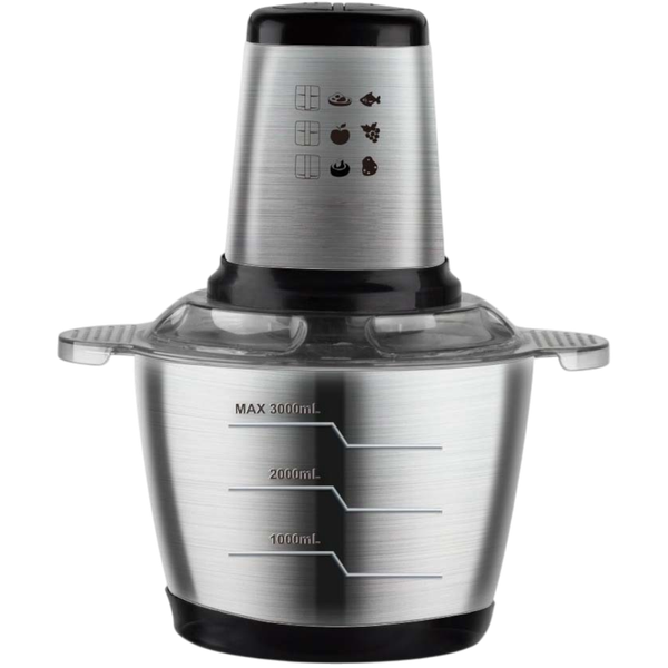 1000W-3L Electric Food Chopper with Stainless Steel Bowl