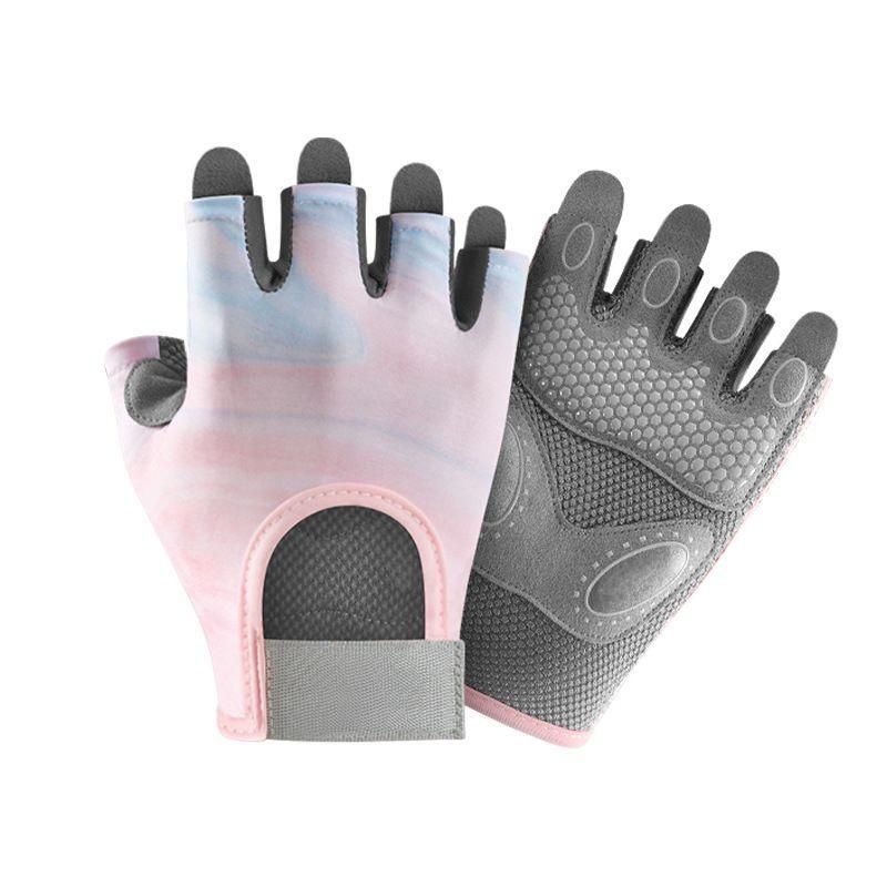 Sports Cycling Anti-slip Wearable Shock Absorbing Fitness Half FingerGloves