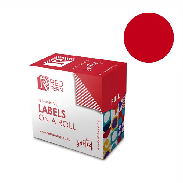 Redfern C19 Colour Code Labels - Red 10's