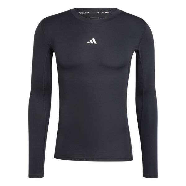 adidas Men's TECHFIT Compression Training Long Sleeve T-Shirt - Black