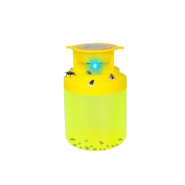 4Pcs Reusable Outdoor Fly Trap for Patios Refill Bait Fly Killer Catcher