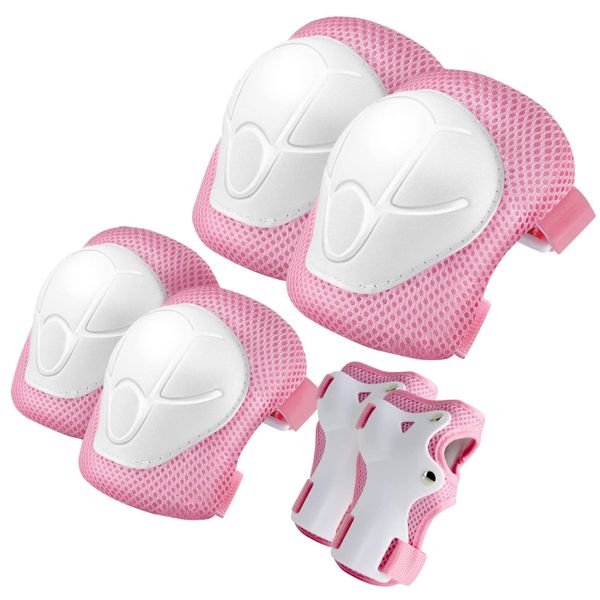 Children's knee pads, elbow pads and wrist guards three-piece set