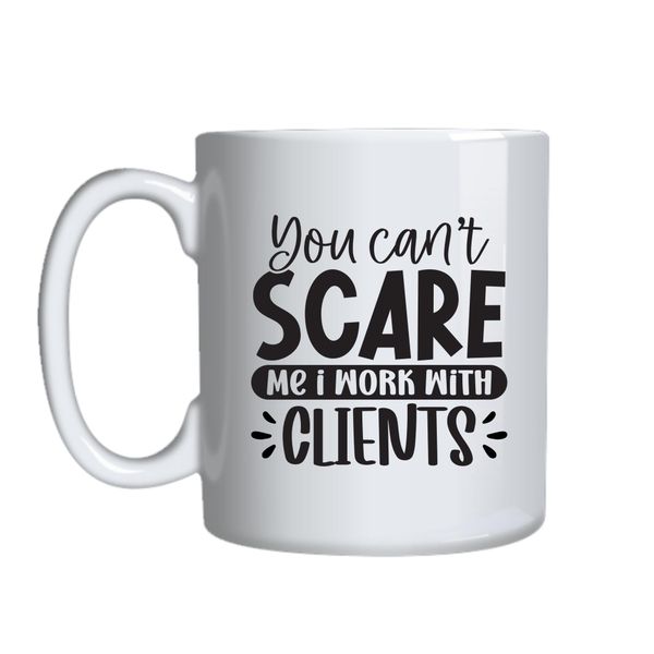 Work with Clients Coffee Mugs for Him Her with Words Graphic Present 050