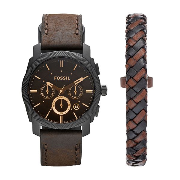 Fossil Men's Machine Watch & Bracelet - FS5251SET | Shop Today. Get it ...