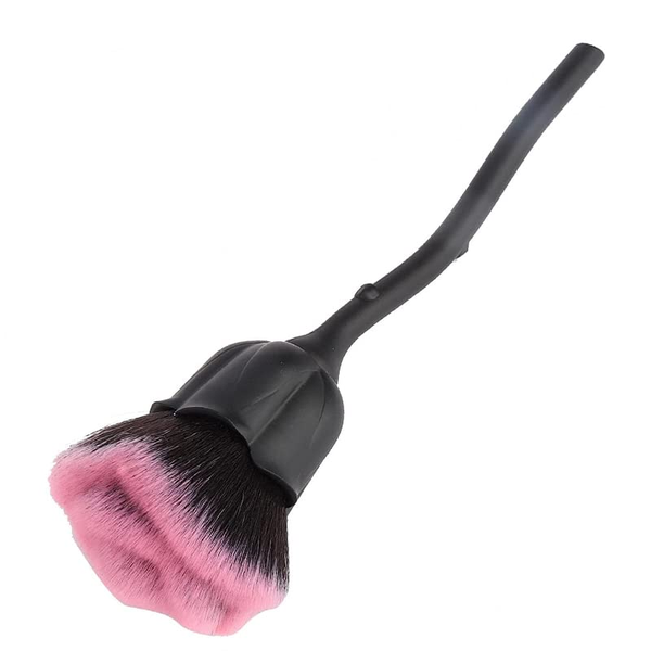 Rose - Shaped Blush and powder Makeup Brush - Black