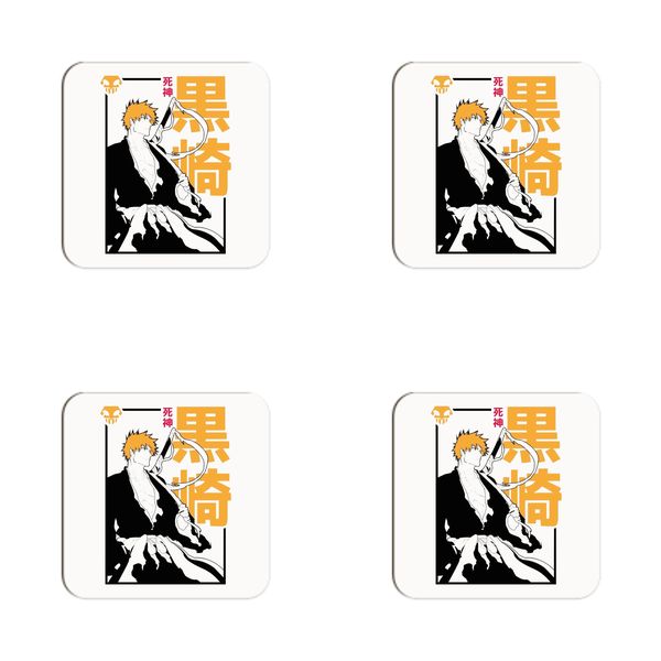 Bleach Ichigo Coaster Set - 4 Pack