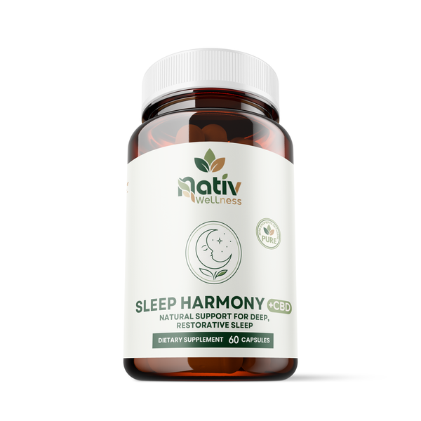 Nativ Wellness Sleep Harmony with CBD - 60 Capsules