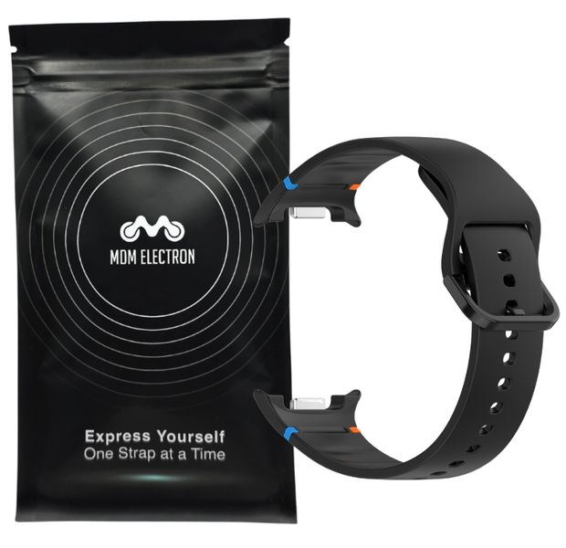 Official Silicone Strap Compatible With Samsung Galaxy Watch 8-Black