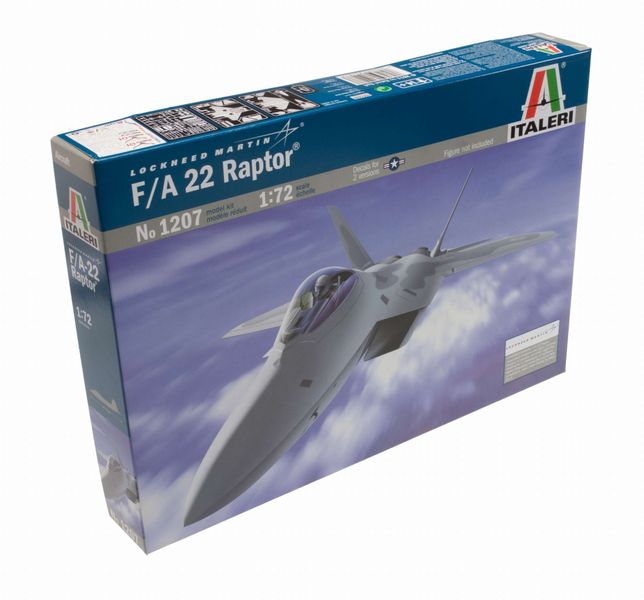 Italeri 1/72 F-22 Raptor Plane Plastic Model Kit
