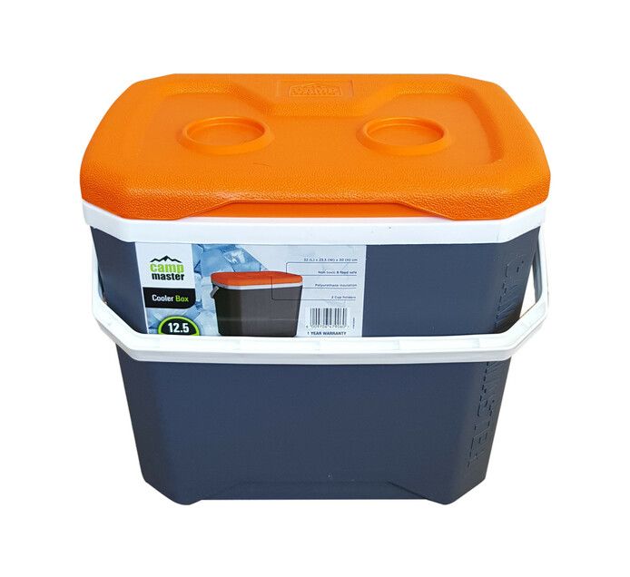 Campmaster Cooler Box 12.5 liters (Orange Lid) Buy Online in South