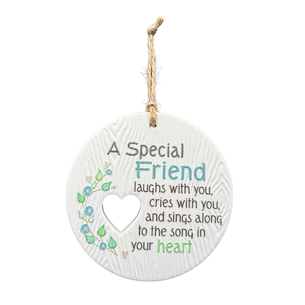 Piece of my Heart Ceramic Plaque - Special Friend