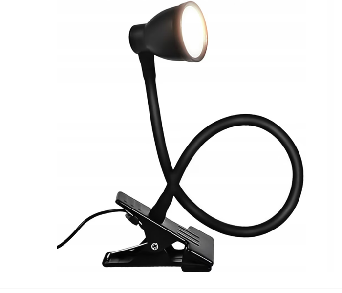 Desk Lamp, 5W, Clip-on Attachment, 3 Light Modes And 10 Intensities