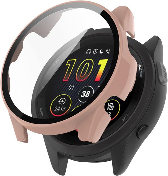 Full Protective Case For Garmin Forerunner 165-Pink