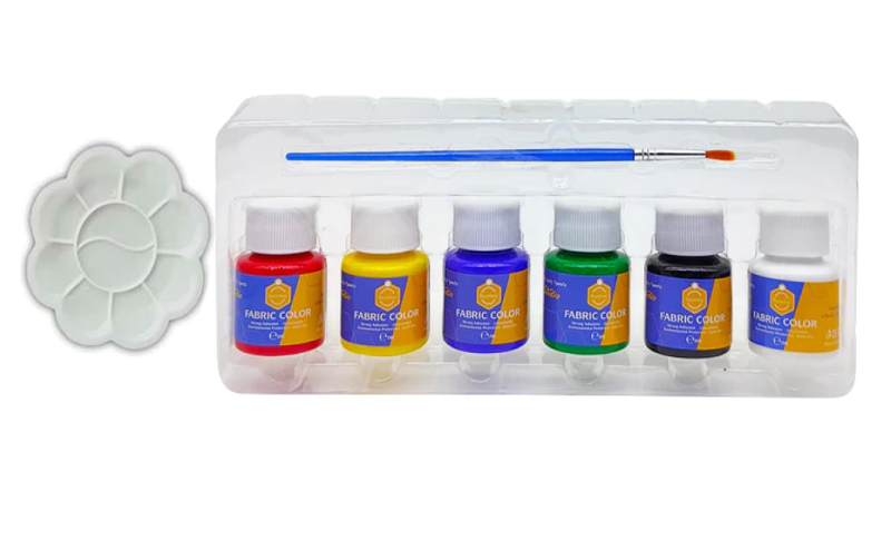 8 Pcs Fabric Color Paint Set