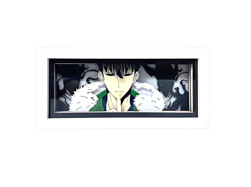 Solo Levelling Shadow Box Light Sun Jin Woo and Igris