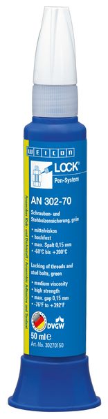 WEICONLOCK AN 302-70 | 50 ml | Locking of Threads and Stud Bolts