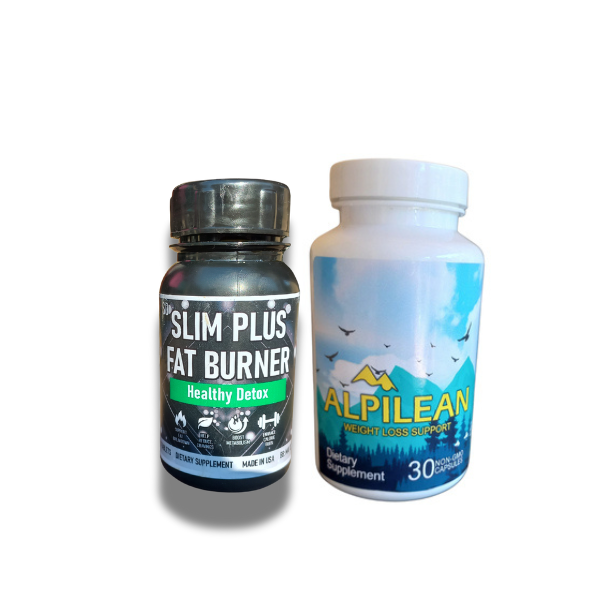 Alpilean Weight Loss Support &amp; Slim Plus Fat Burner Combo
