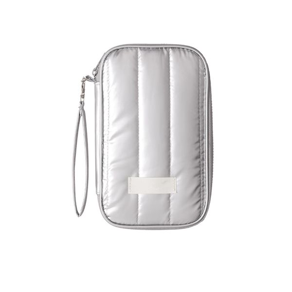 RFID Blocking Card Case Passport Holder Bag for Travel with Wristlet Strap