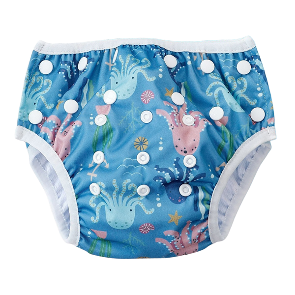 Baby Reusable Swim Diaper - Colourful Octies