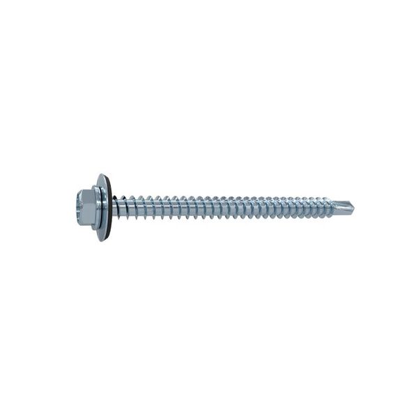 V23A Self-Drilling Screw Hex + Epdm Steel Wzp+Cr3 5.5x25 - 100CB