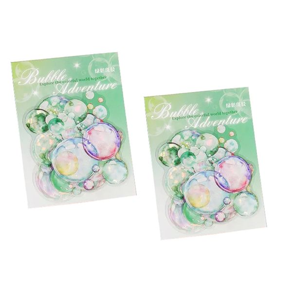 Decor Bubble Decorative Window Sticker Scrapbooking Set Of 2 (8cm)