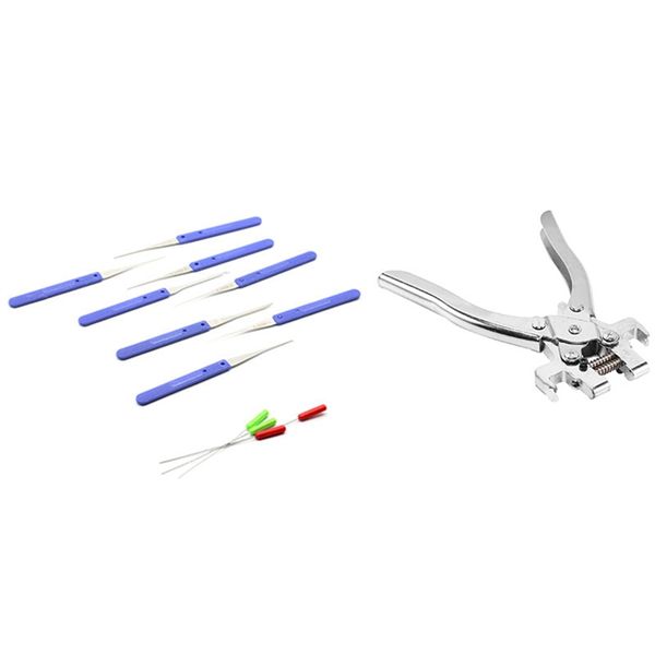 12Pcs Blue Lock Pick Broken Key Remove Auto Locksmith Tool