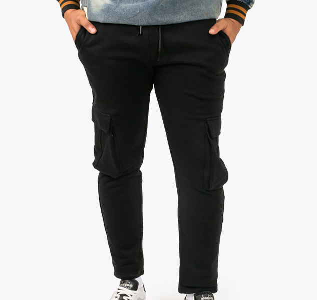 Diadora Aristio 100% Premium French Terry Cotton Cargo Style Pants