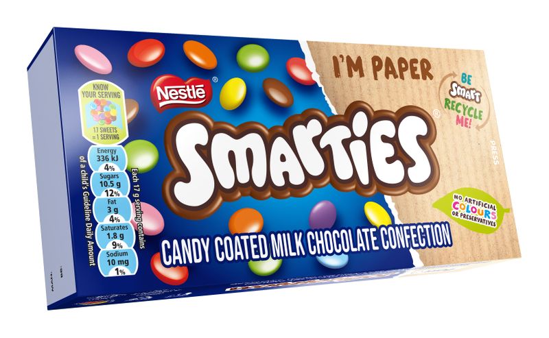 NESTLÉ SMARTIES Milk Chocolate Carton 150g
