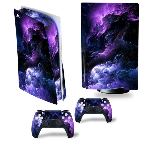 Compatible with PS5 optical drive version high-end custom sticker set