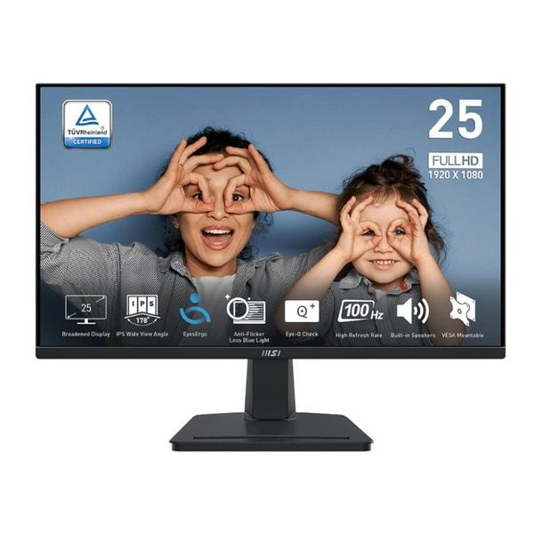 MSI PRO MP251 25" 100hz 1ms IPS Monitor