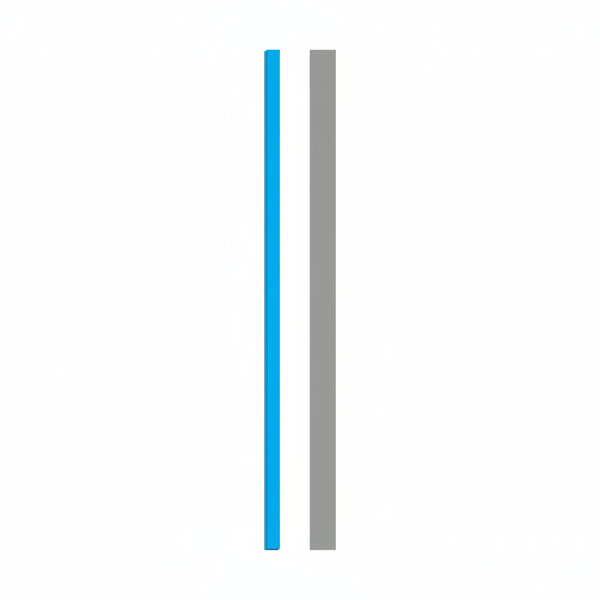 Flexible Magnetic Strips 1000mm x 15mm Blue for Crafting &amp; Organizing