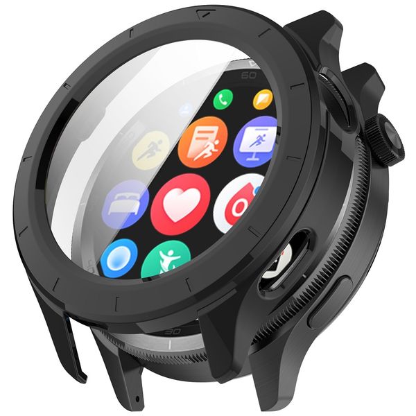 Screen Protector PC Tempered Glass Case Compatible with Xiaomi Watch S4