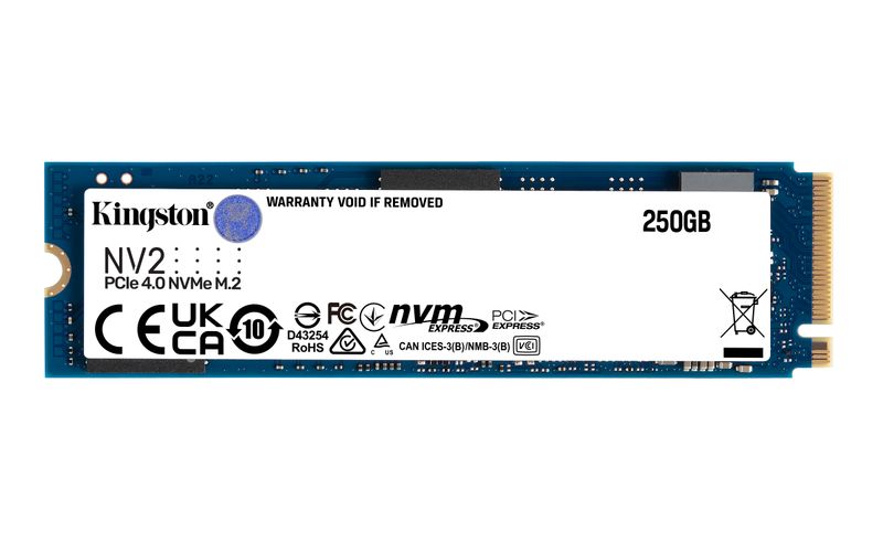 Kingston 250G NV2 M.2 2280 PCIe 4.0 NVMe SSD