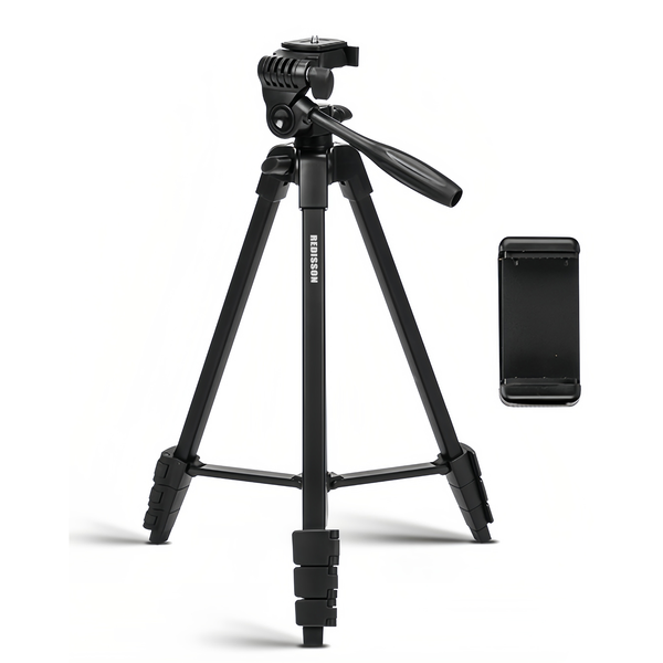 Professional 135cm Tripod Travel Stand for Phone / Camera With Phone Holder