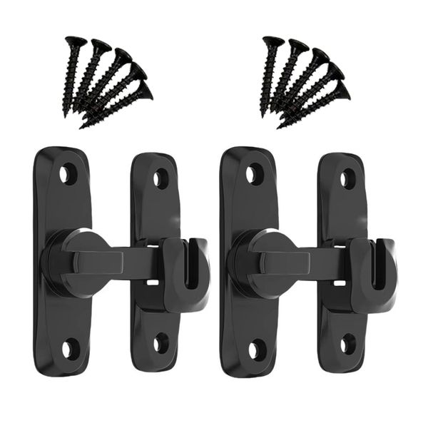 2 Pack Aluminium Door Slide Bolt - Rust Resistant, Easy DIY Installation