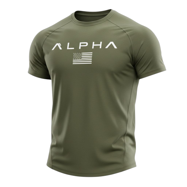 Men's Short Sleeve Shirt - ALPHA Green
