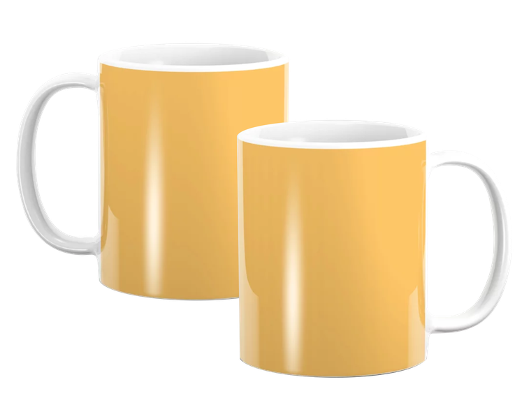 PepperSt Mug Set | Simply Solid Color - Yellow Orange Pastel