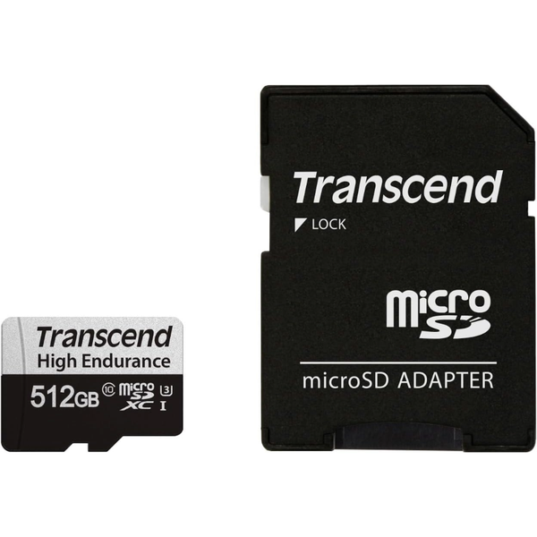Transcend USD350V 512GB MicroSDXC Card - Class 10 UHS-I U3