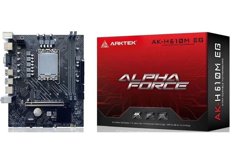 Arktek H610 LGA1700 ATX Motherboard