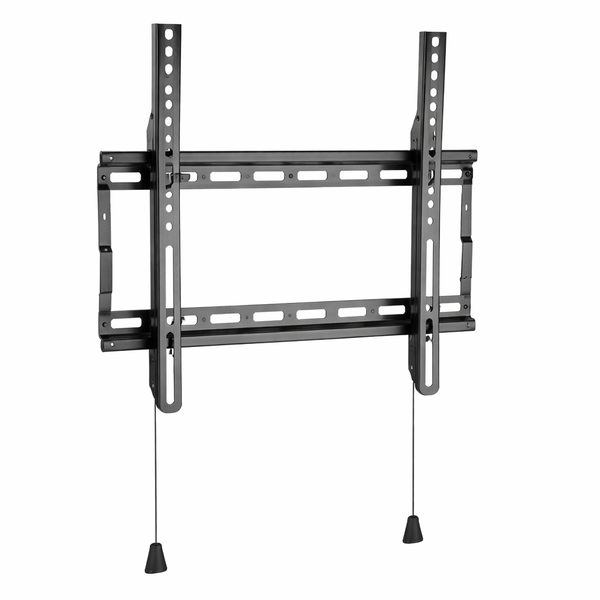Barkan Lockable Fixed TV Bracket 13" - 65" Low Profile Wall Mount - Black