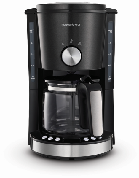 Morphy Richards Coffee Maker Drip Filter Digital Black 1.2L 1000W "Evoke