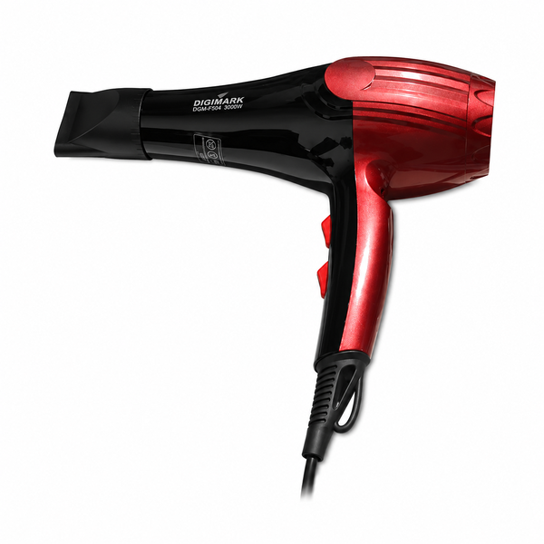DIGIMARK DGM-F504 Hair Dryer - 3000W Professional Fast Drying Hairdryer
