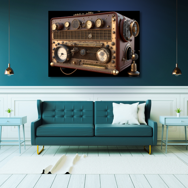 Canvas Wall Art Decor - Classic Radio Artwork