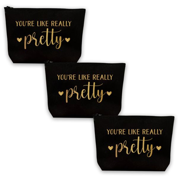 Really Pretty Make Up Bags - Set of 3